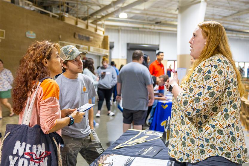 College and Industry Night attendees